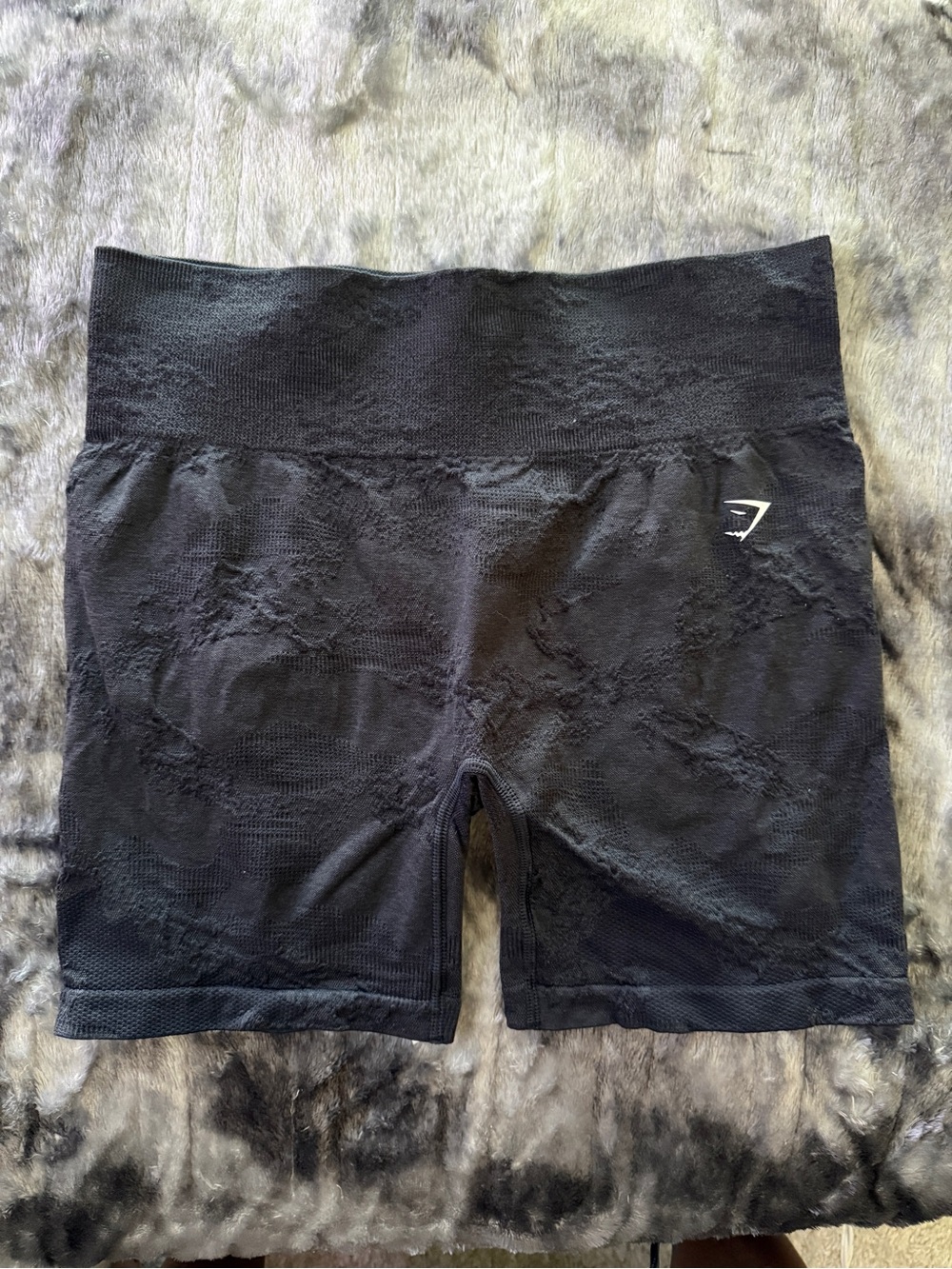 Gymshark Black Seamless High-Waist Bike Shorts